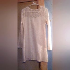White lacy dress